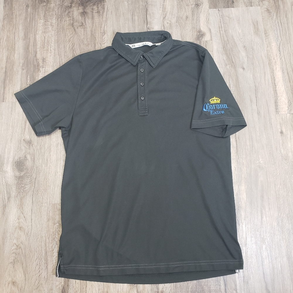 Travis Mathew Gray Polo Shirt
